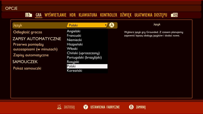 Grounded otrzymało polską lokalizację. Twórcy wciąż rozbudowują produkcję