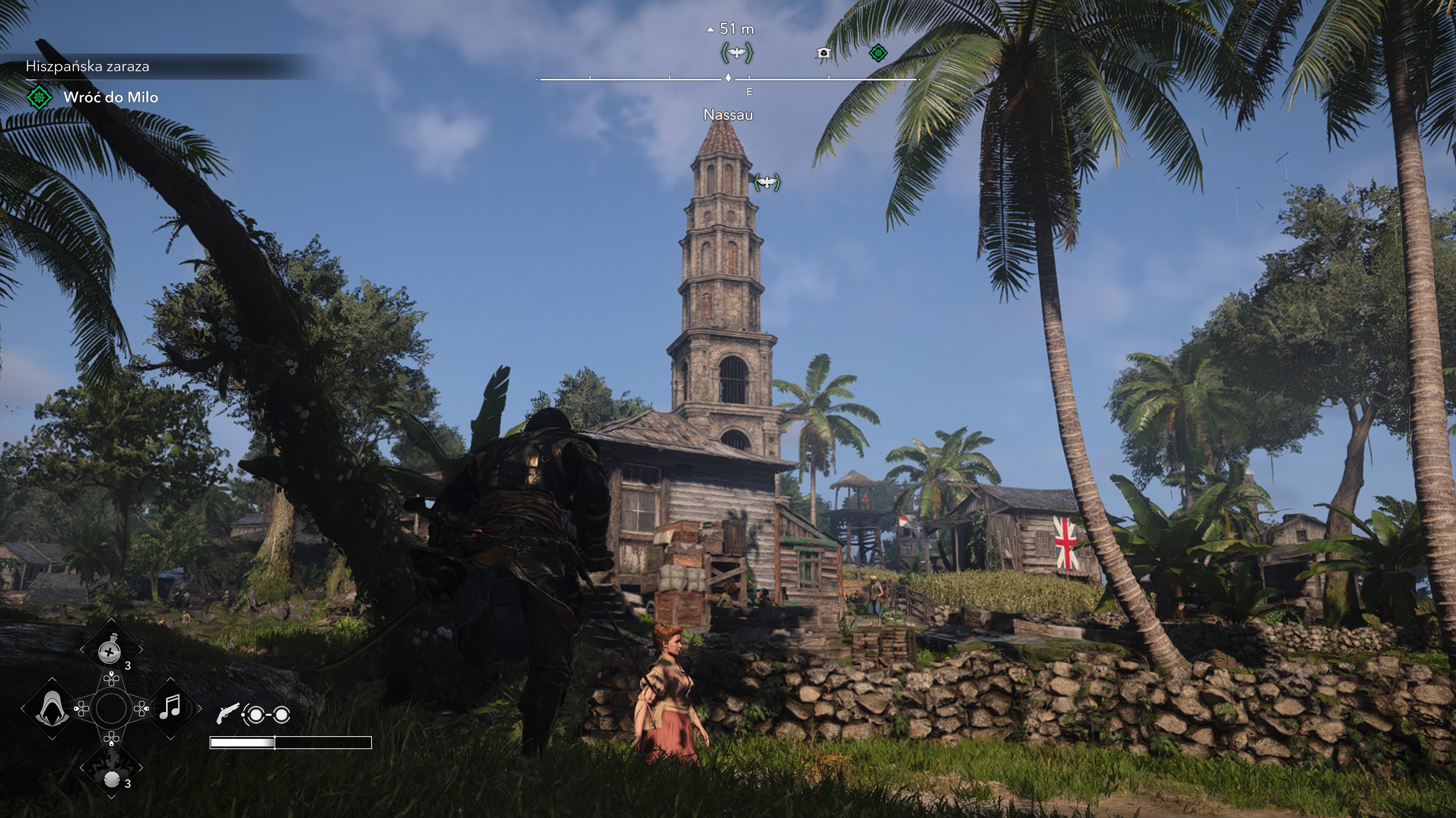 Assassin's Creed Black Flag Resynced - Wieże synchronizacyjne, punkty widokowe na Nassau