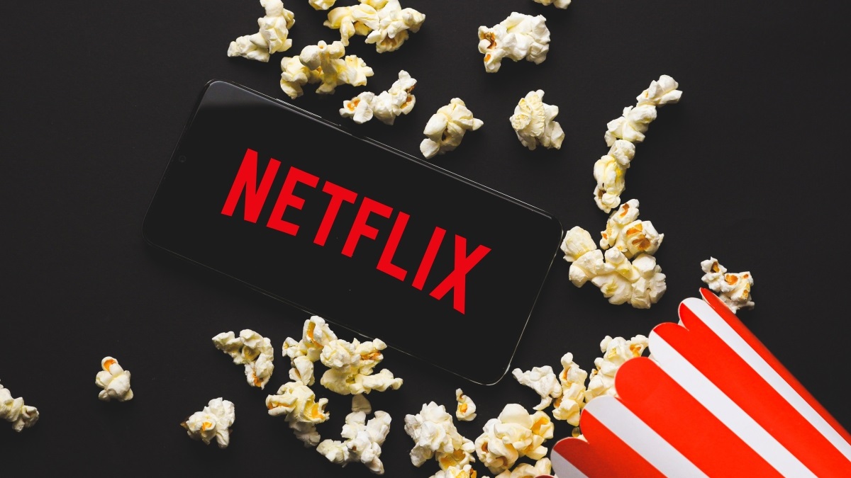 Netflix i popcorn