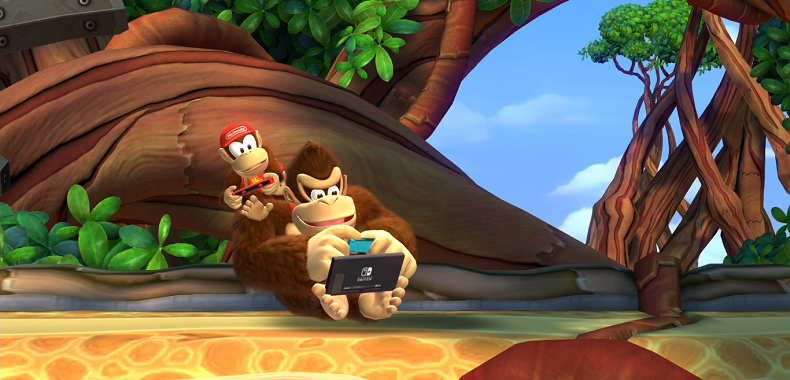 Donkey Kong Country: Tropical Freeze. Małpy bawią się na Nintendo Switch