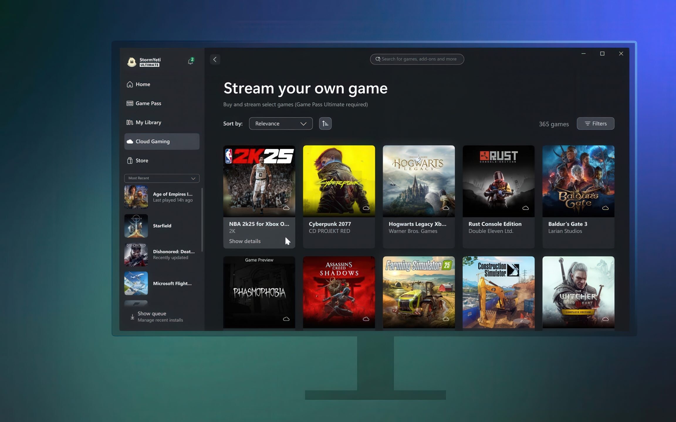 Xbox Cloud Gaming