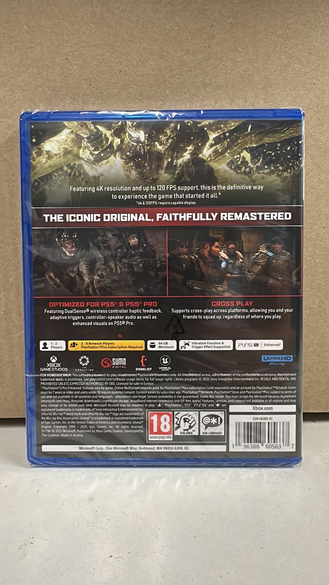 Gears of War Reloaded w pudełku na PS5 wymusi pobranie gry przez sieć [EKSKLUZYWNY NEWS]