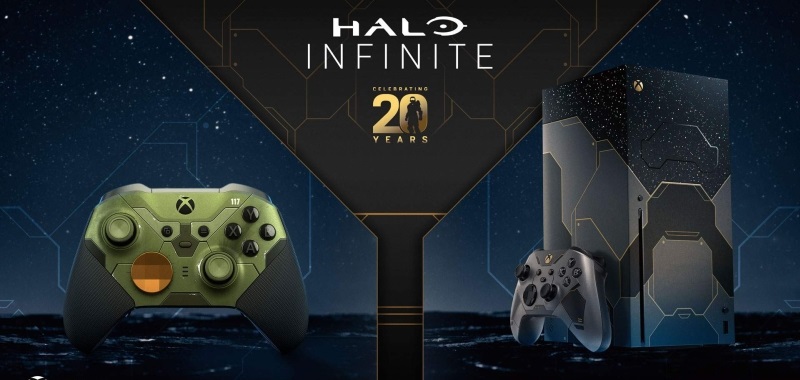 Xbox Series X i Elite 2 kontroler w wersji Halo Infinite u graczy. Unboxing pokazuje znakomitą wersję konsoli