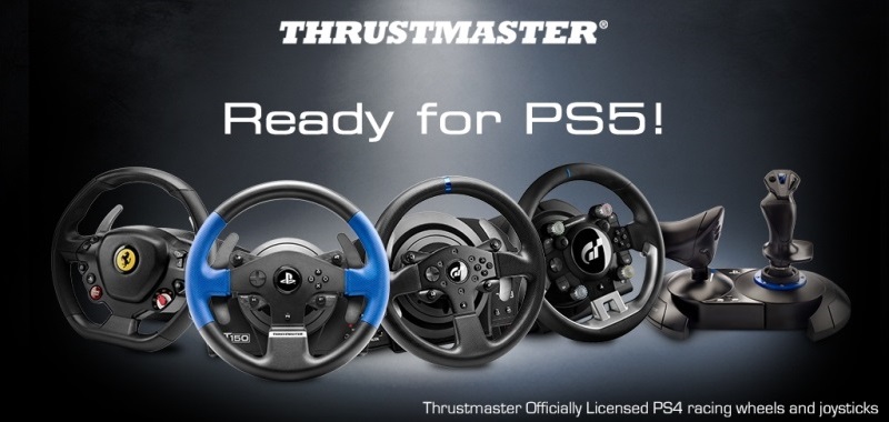 PS5 z kolejnymi kierownicami. Thrustmaster i Fanatec potwierdzają „gotowość na PlayStation 5”