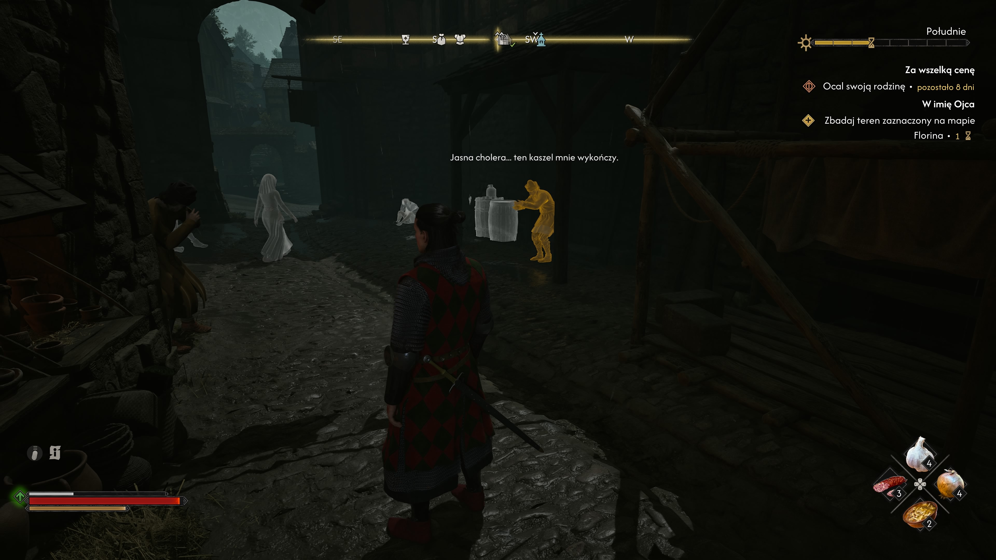 The Blood of Dawnwalker - W imię Ojca: klucz do skarbca, Florin, ikona zadania w katedrze, żebraki, Chrześcijanie