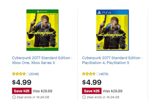 Cyberpunk 2077 za 21 zł
