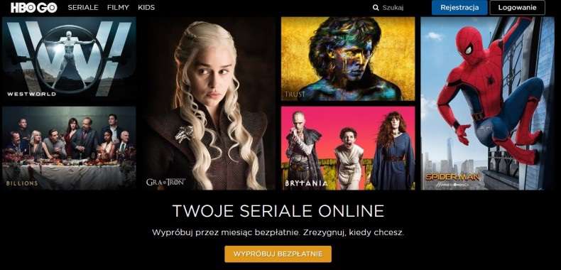 HBO GO dostępne w Polsce. Darmowy miesiąc, szczegóły i nowości