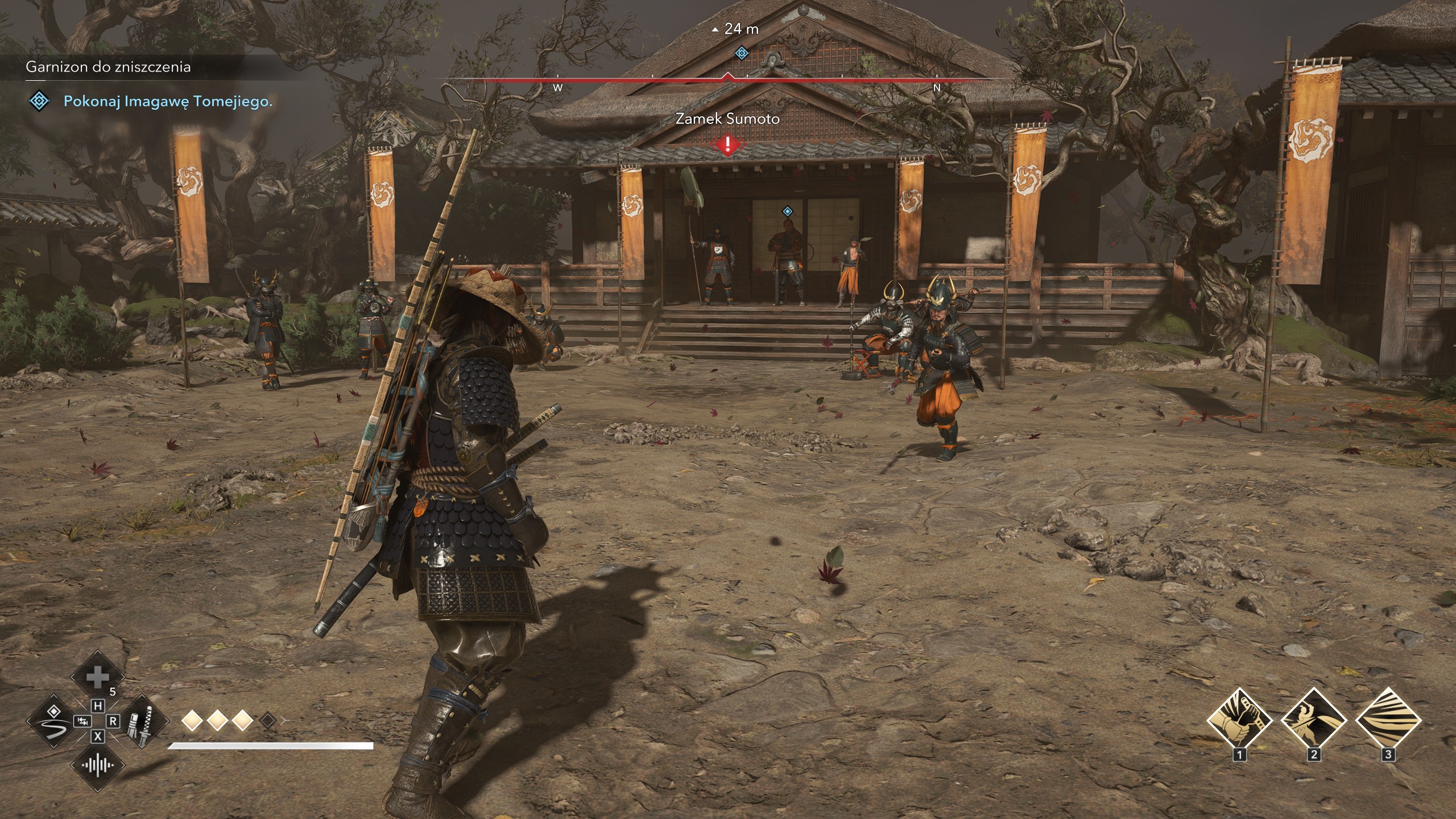 Assassin's Creed Shadows - Garnizon do zniszczenia: kapitanowie Tomejiego, zamek, Konatsu
