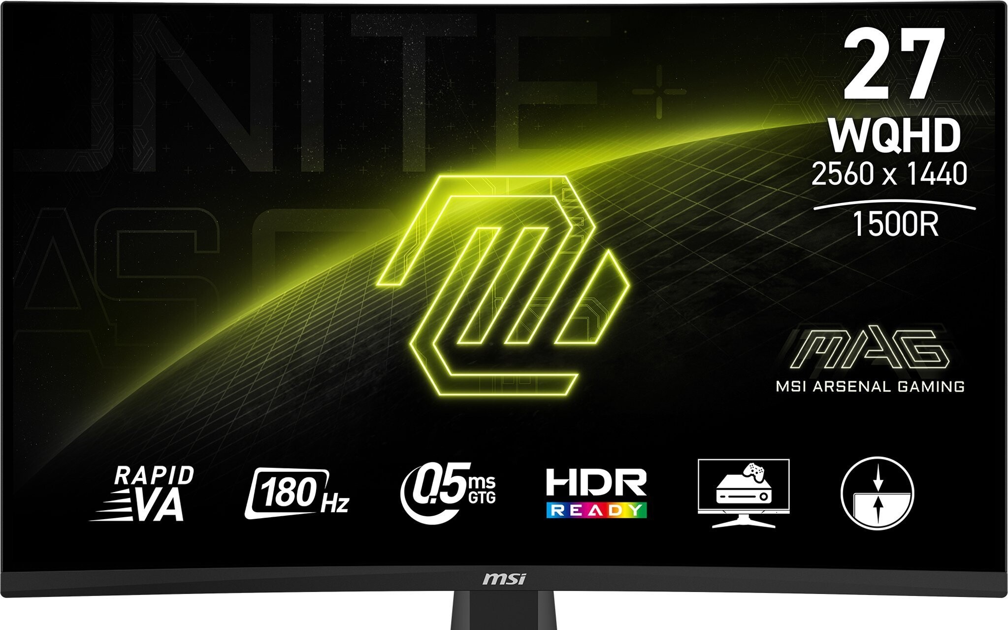 Promocja na monitor MSI MAG 27", WQHD (1440p), RAPID VA 180 Hz - za 799 zł (rabat 200 zł)