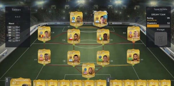 Zwiastun gry FIFA 15 pokazuje nowe bajery trybu Ultimate Team, ale też ogranicza handel
