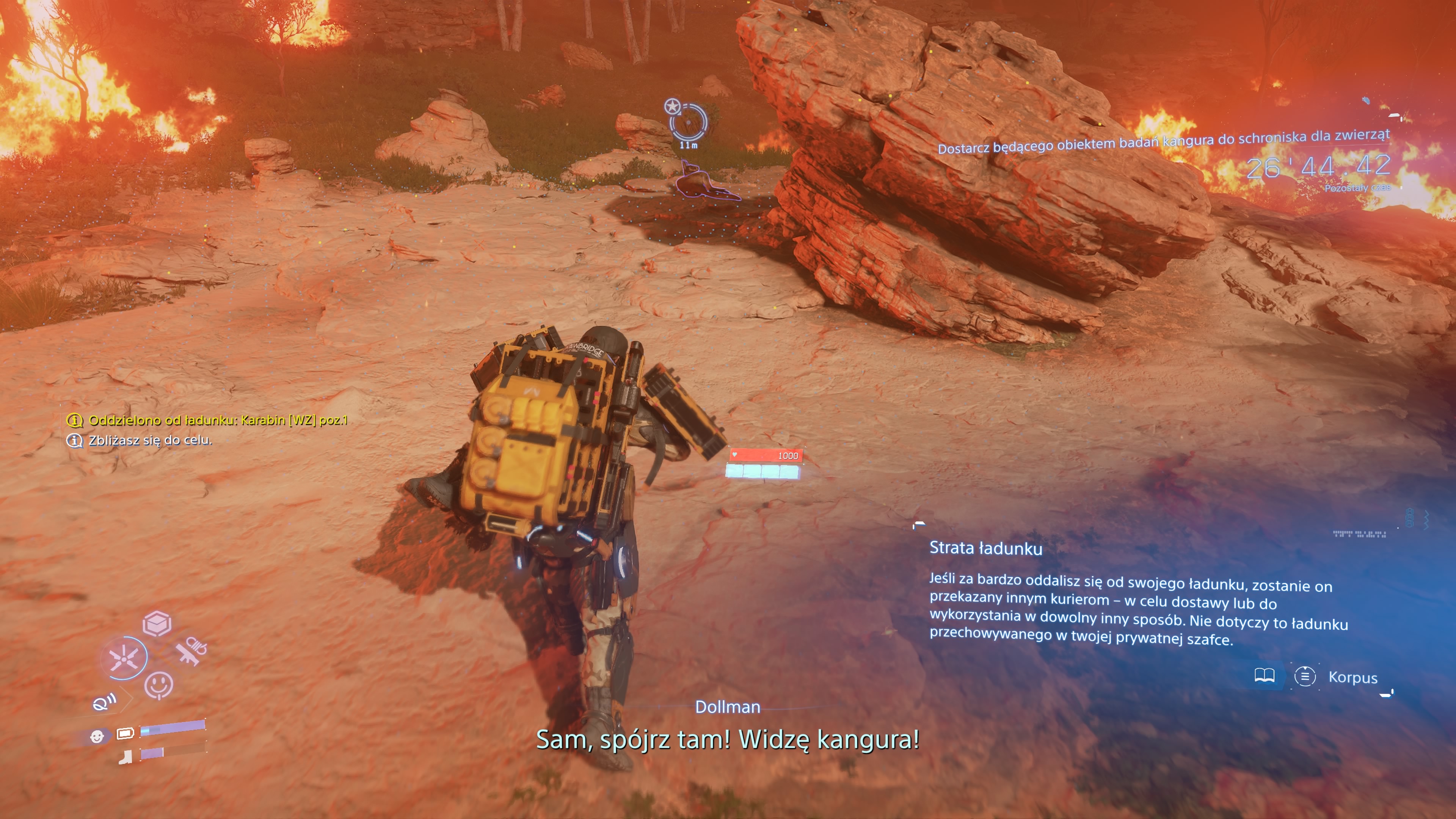 Death Stranding 2 - Zlecenie 15: Kangur, łapanie zwierząt, schroniska dla zwierząt