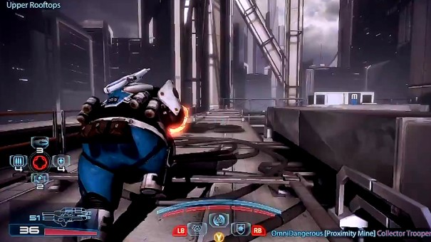 Specyficzny gameplay z Mass Effect 3