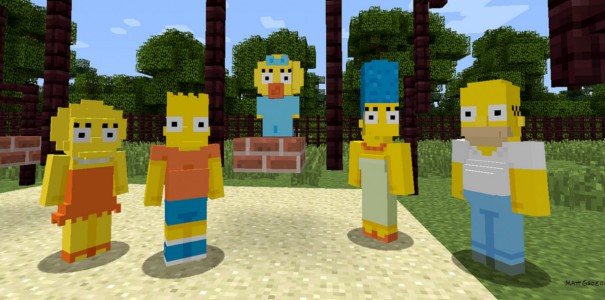 Rodzinka Simpsonów zawita w tym tygodniu do świata Minecrafta, mamy też darmową postać kobiecą