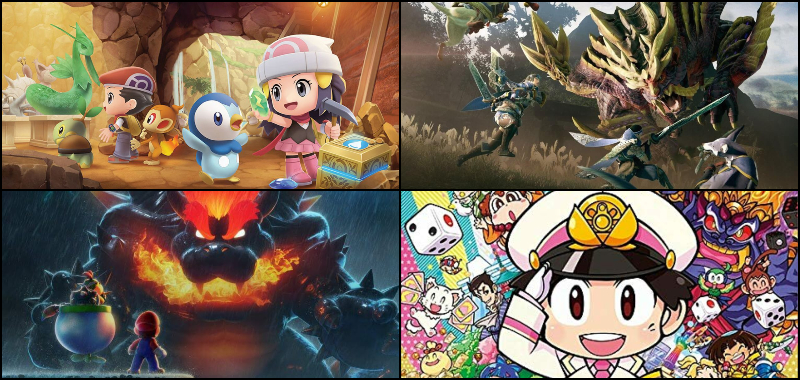 Ranking sprzedaży gier w Japonii w 2021 roku. W Kraju Kwitnącej Wiśni rządził Nintendo Switch