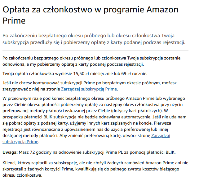 Amazon Prime droższy dla Polaków. Podwyżka o nawet 55%