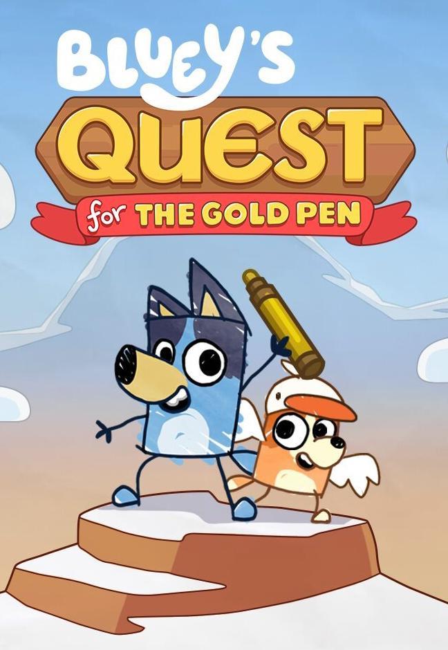 Bluey's Quest for the Gold Pen