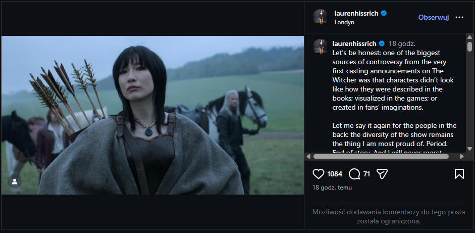 Showrunnerka Wiedźmina od Netflixa broni różnorodności. Obsada musi być "mixem"