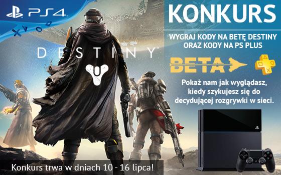 WYNIKI KONKURSU! Wygraj kody na Betę Destiny i PlayStation Plus