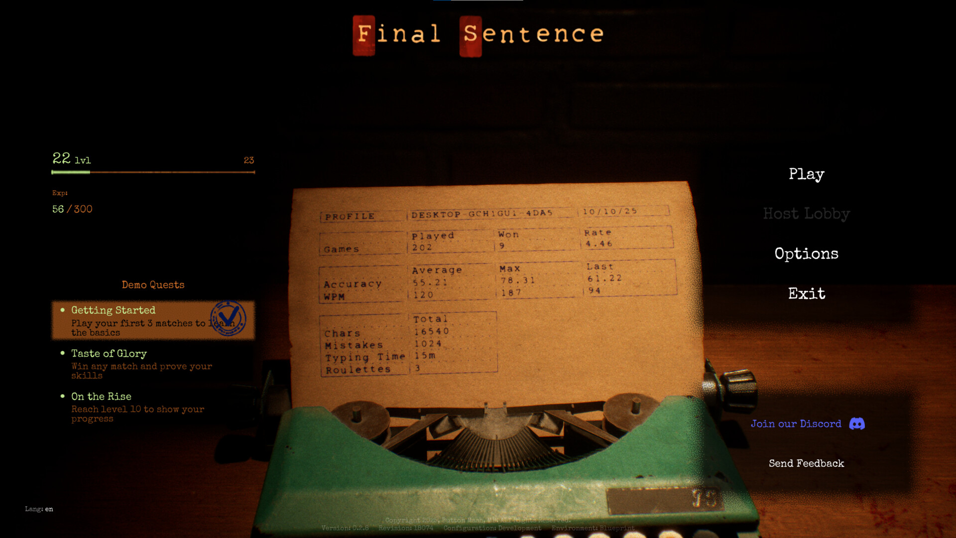 Final Sentence #4