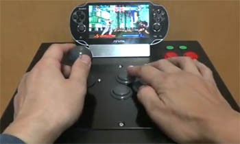 Arcade Stick + PlayStation Vita
