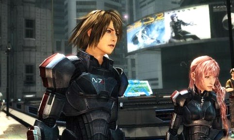 FFXIII-2: pancerze z Mass Effect w ruchu