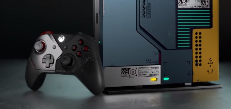 Xbox One X Cyberpunk 2077 Limited Edition na zwiastunie! Konsola i kontroler wyciekły przed prezentacją