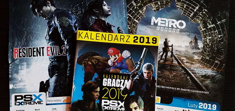 Kalendarz Gracza 2019 już od 28 listopada wraz z PSX Extreme 256