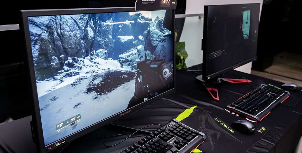Monitory 4K z HDR i nowe laptopy dla graczy - Nvidia prezentuje nowy sprzęt
