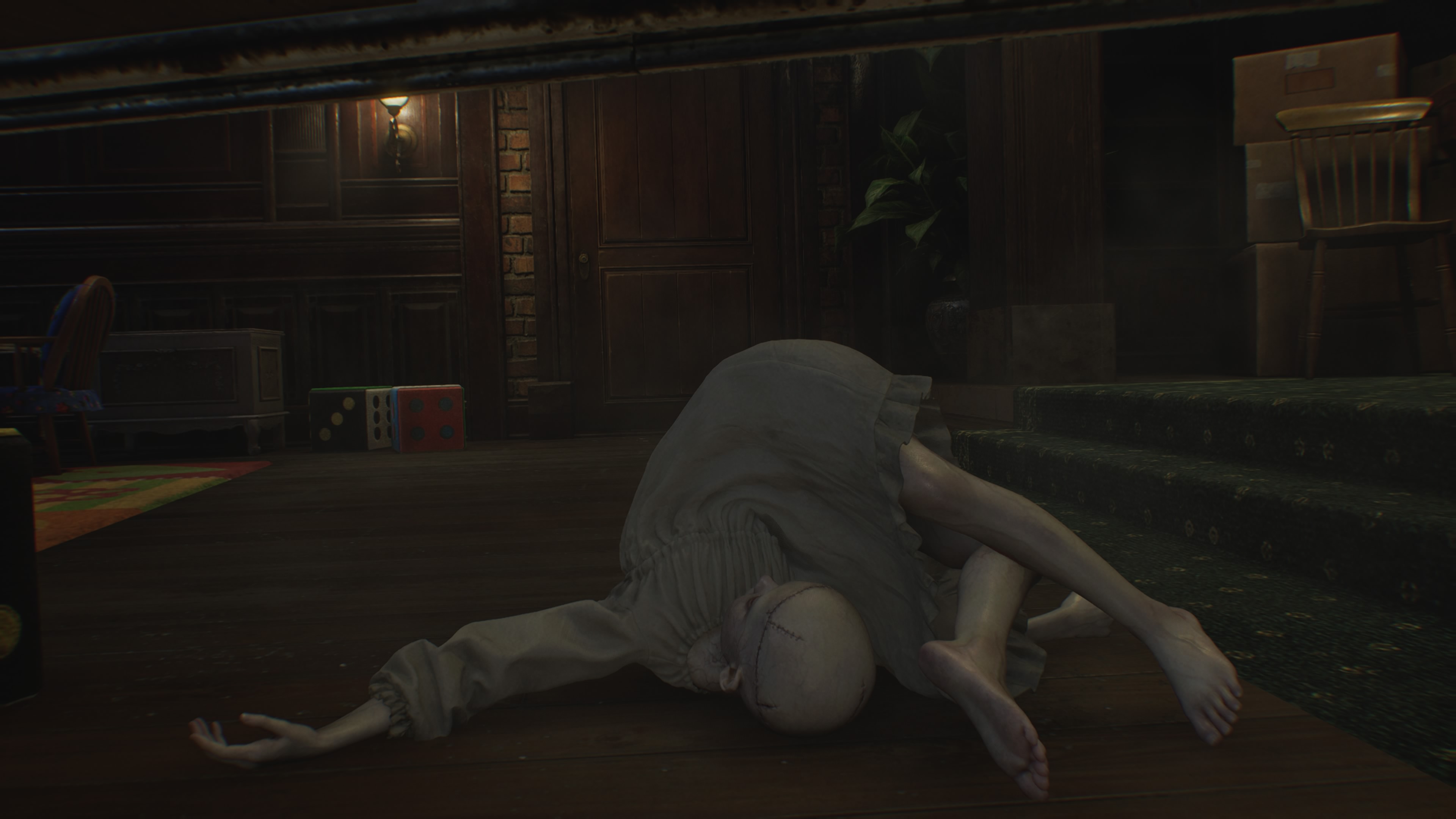 Resident Evil Requiem - Mała Grace: dzieci, sierociniec, Zeno, klapa, piwnica