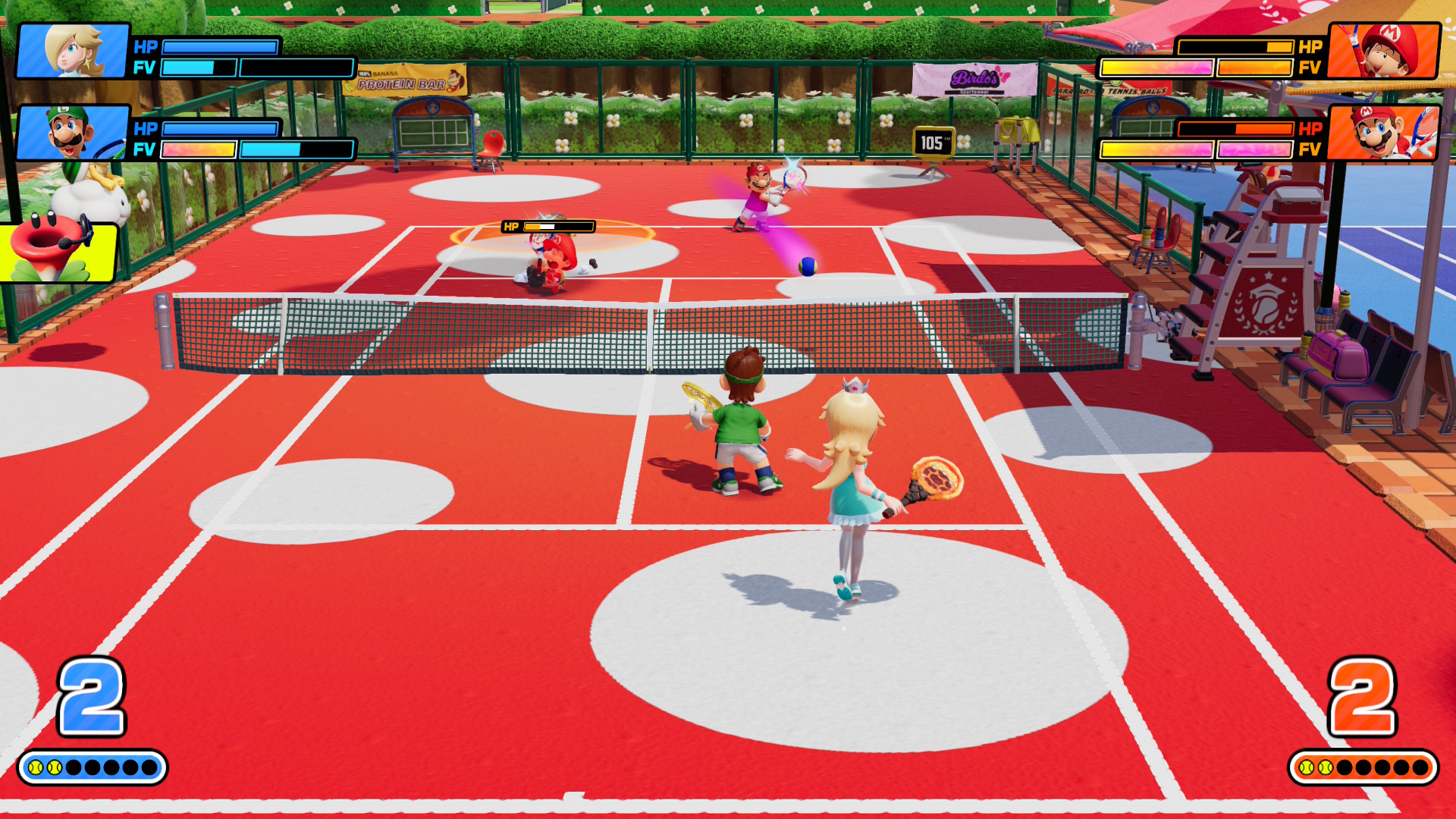 Mario Tennis Fever - recenzja gry. Akcja dwóch na dwóch na ciekawym korcie 