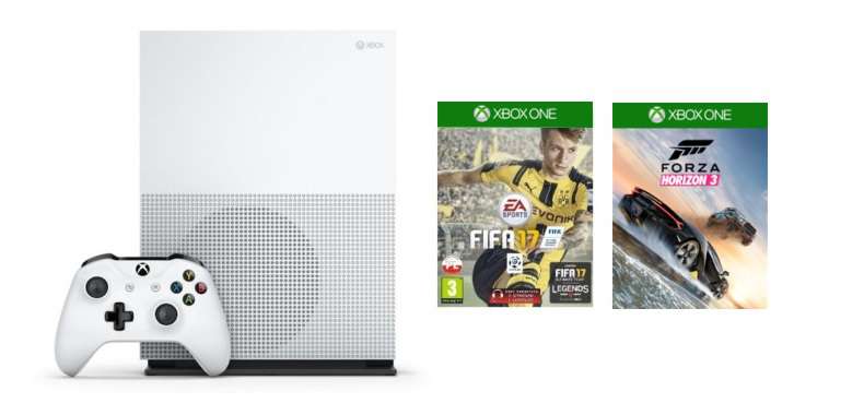 Microsoft wprowadza bundle pack Xbox One S z Forza Horizon 3 i FIFA 17 w świetnej cenie!
