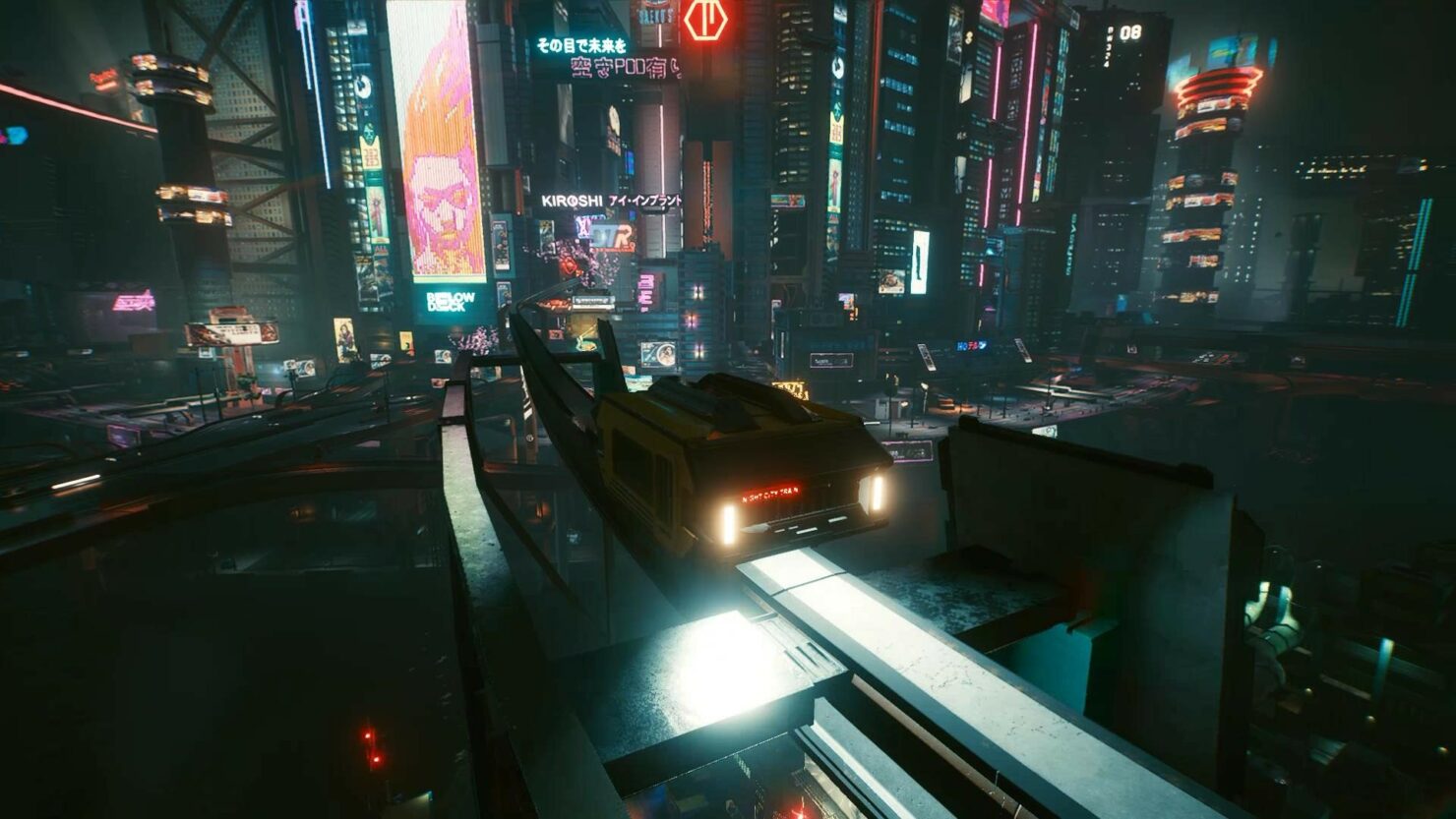 Cyberpunk 2077 z działającym systemem metra. Gracz przygotował 19 stacji