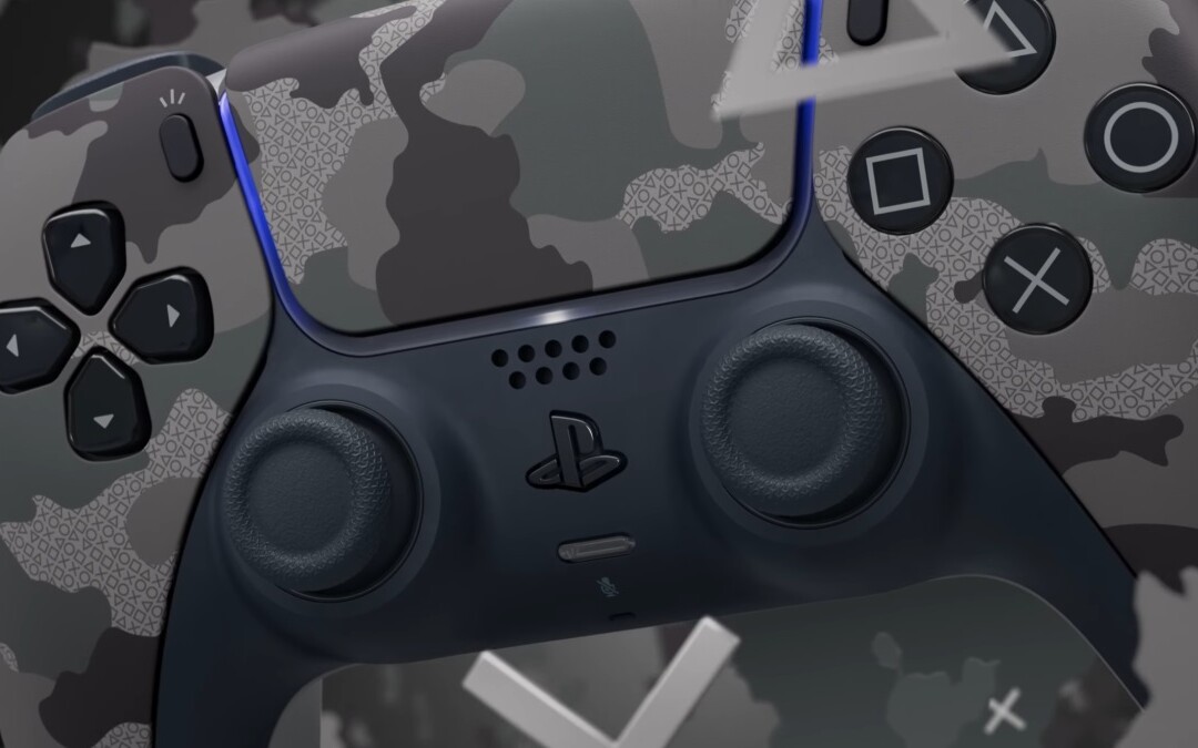 PS5 Gray Camouflage