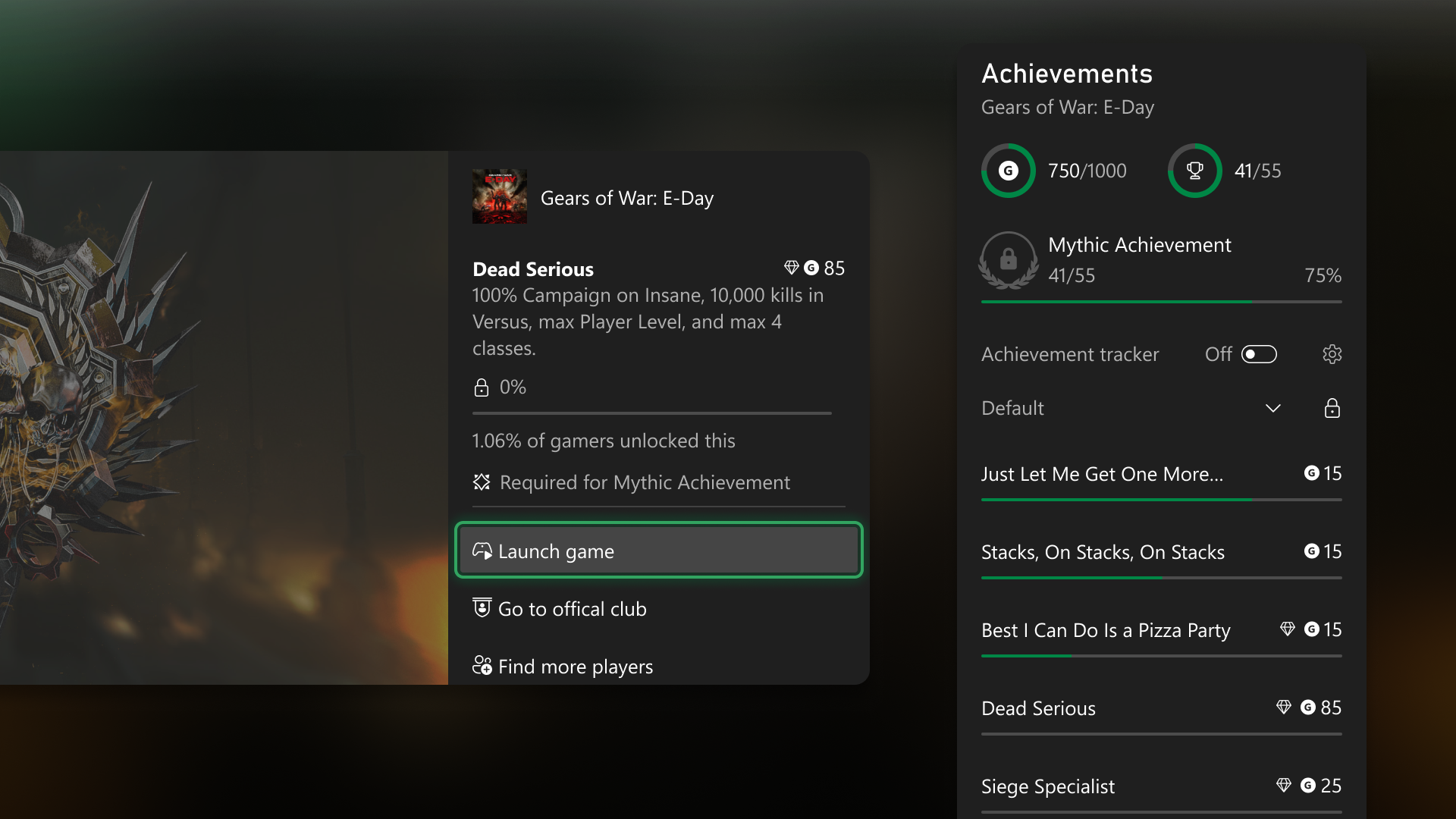 Xbox Mythic Achievements #1