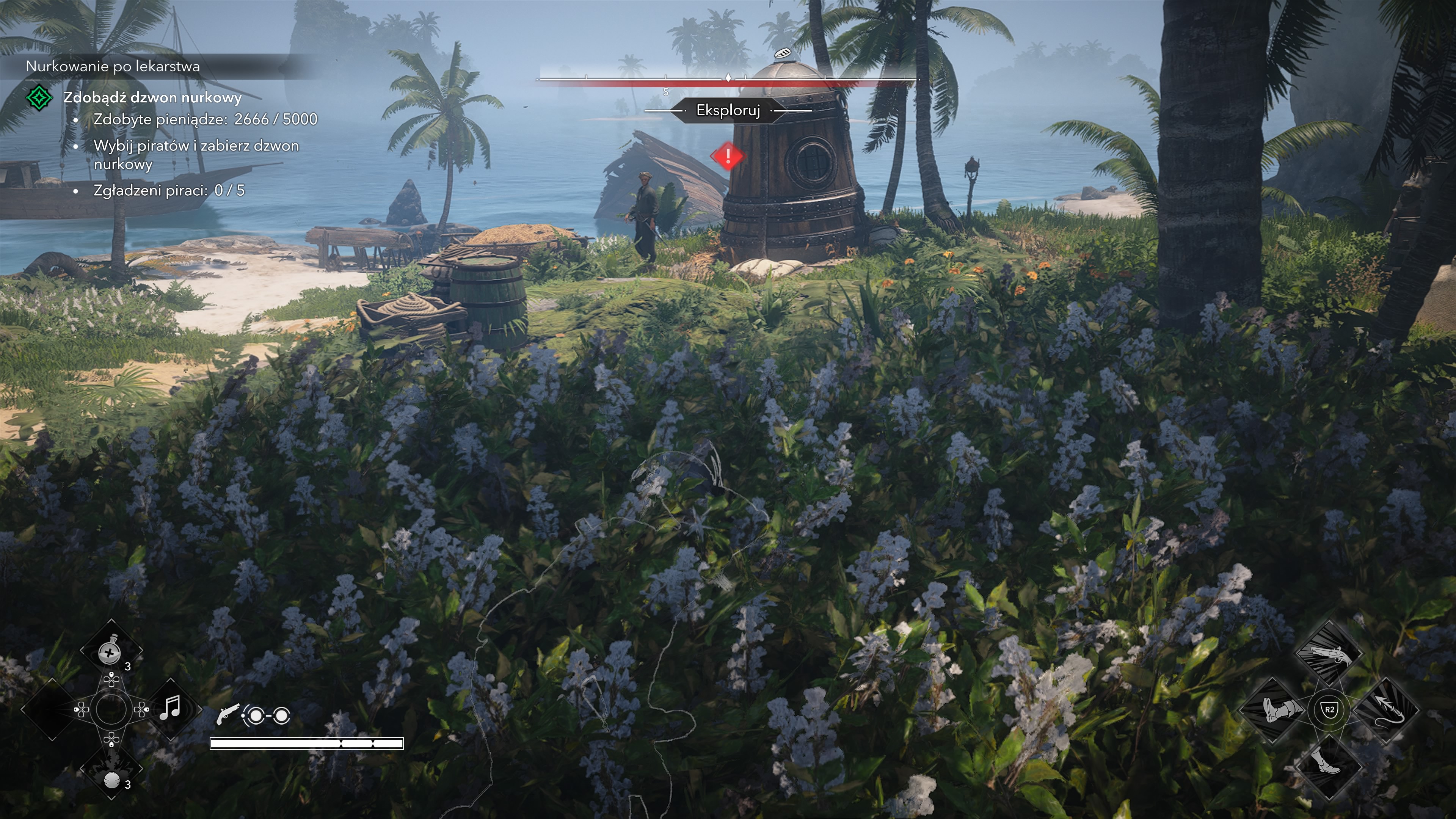 Assassin's Creed Black Flag Resynced - Nurkowanie po lekarstwa: Czarnobrody, dzwon nurkowy, San Ignacio