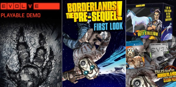 Grywalne Evolve, Borderlands: The Pre-Sequel i możliwość wygrania Butt Stalliona tylko na PAX East
