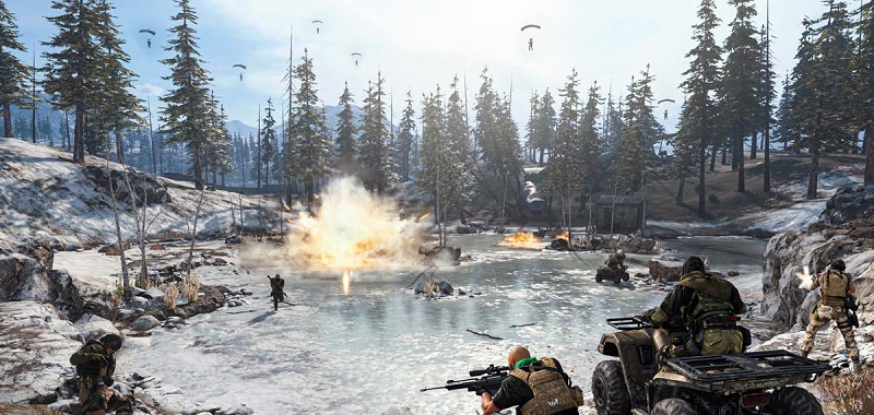 Call of Duty Warzone umożliwia walkę nawet przed wylądowaniem na ziemi