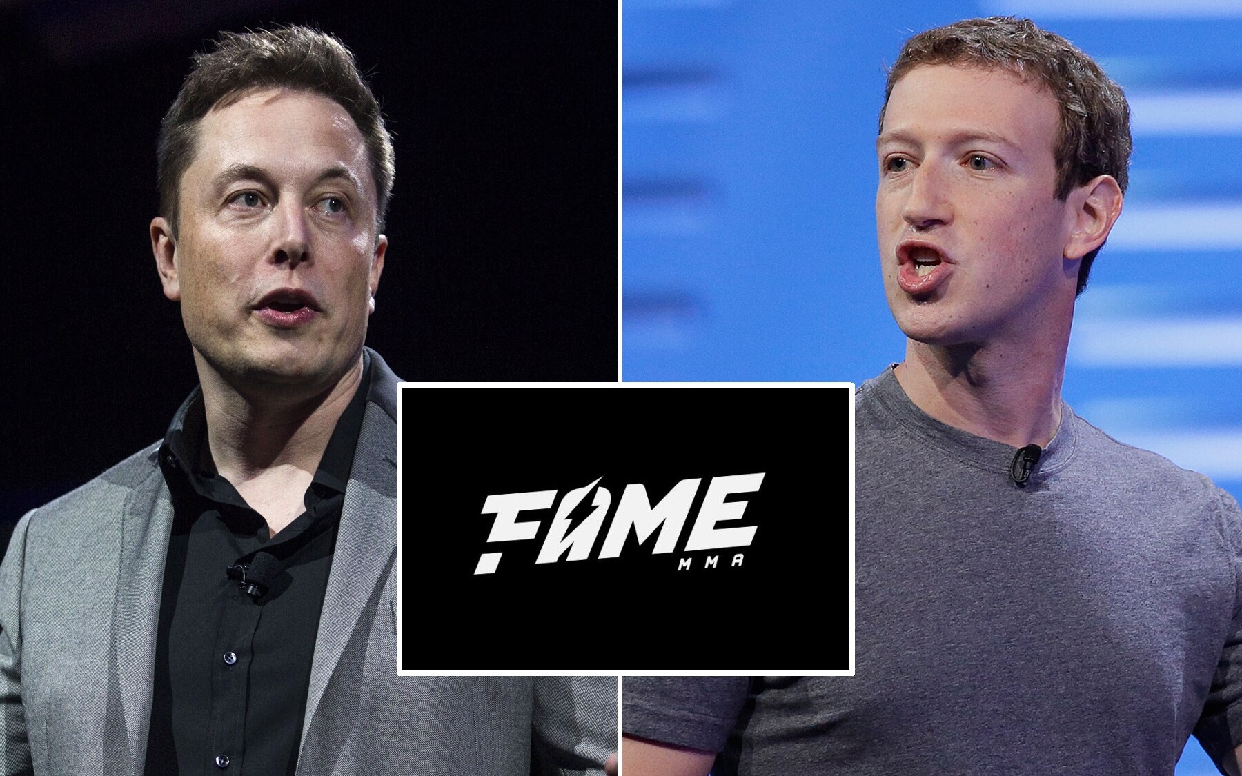 Mark Zuckerberg i Elon Musk i Fame MMA