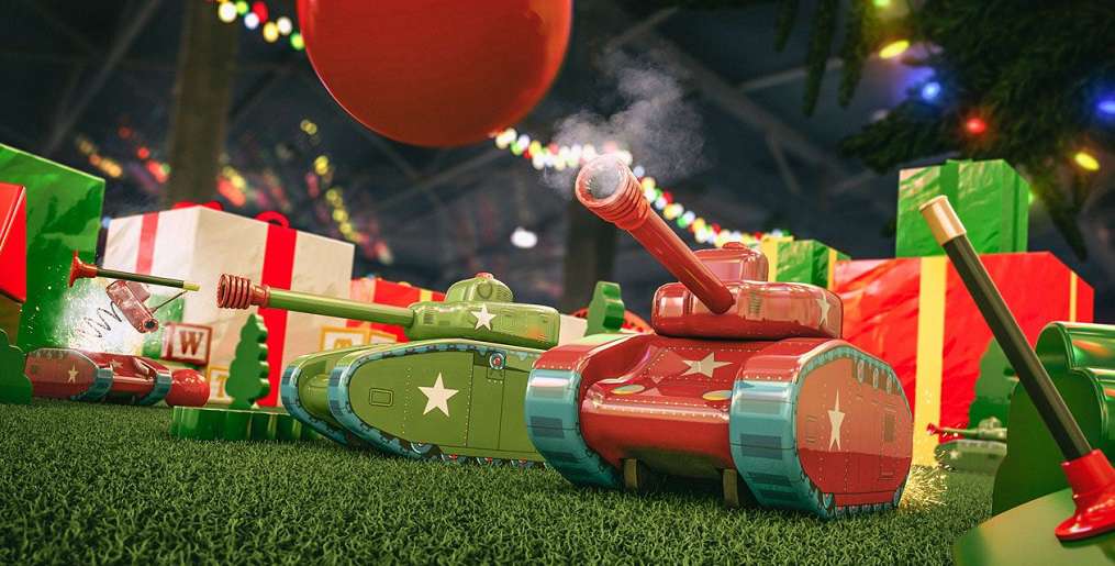 World of Tanks - zabawkowe czołgi i bonusy z okazji świąt