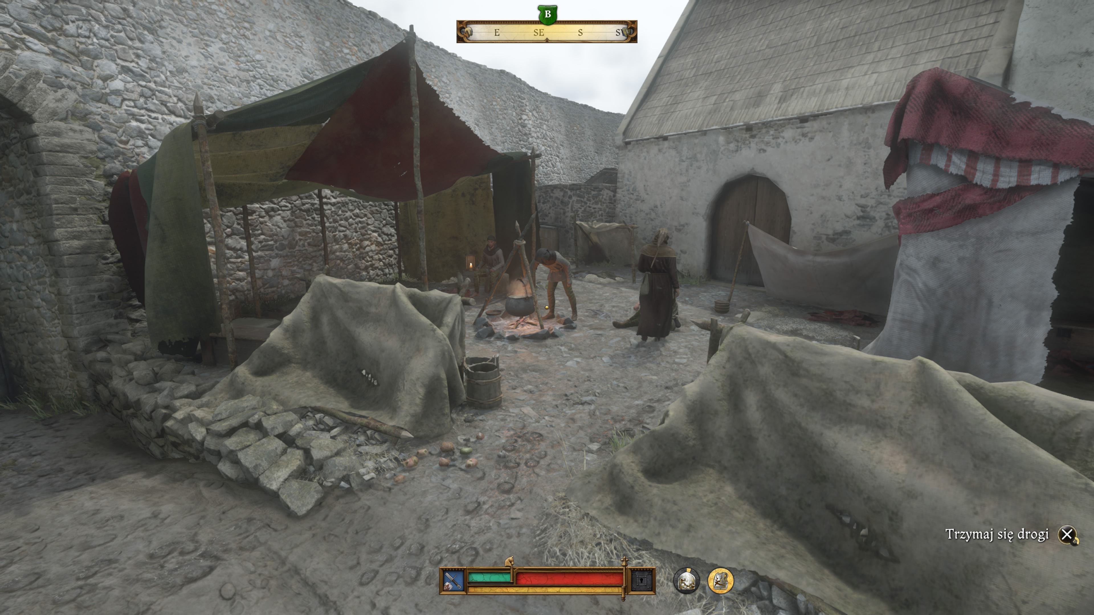 Kingdom Come Deliverance 2 - Ostatni krok: Włosi, Wolf, eliksir Redukcja, łaźnia, ubrania, korba