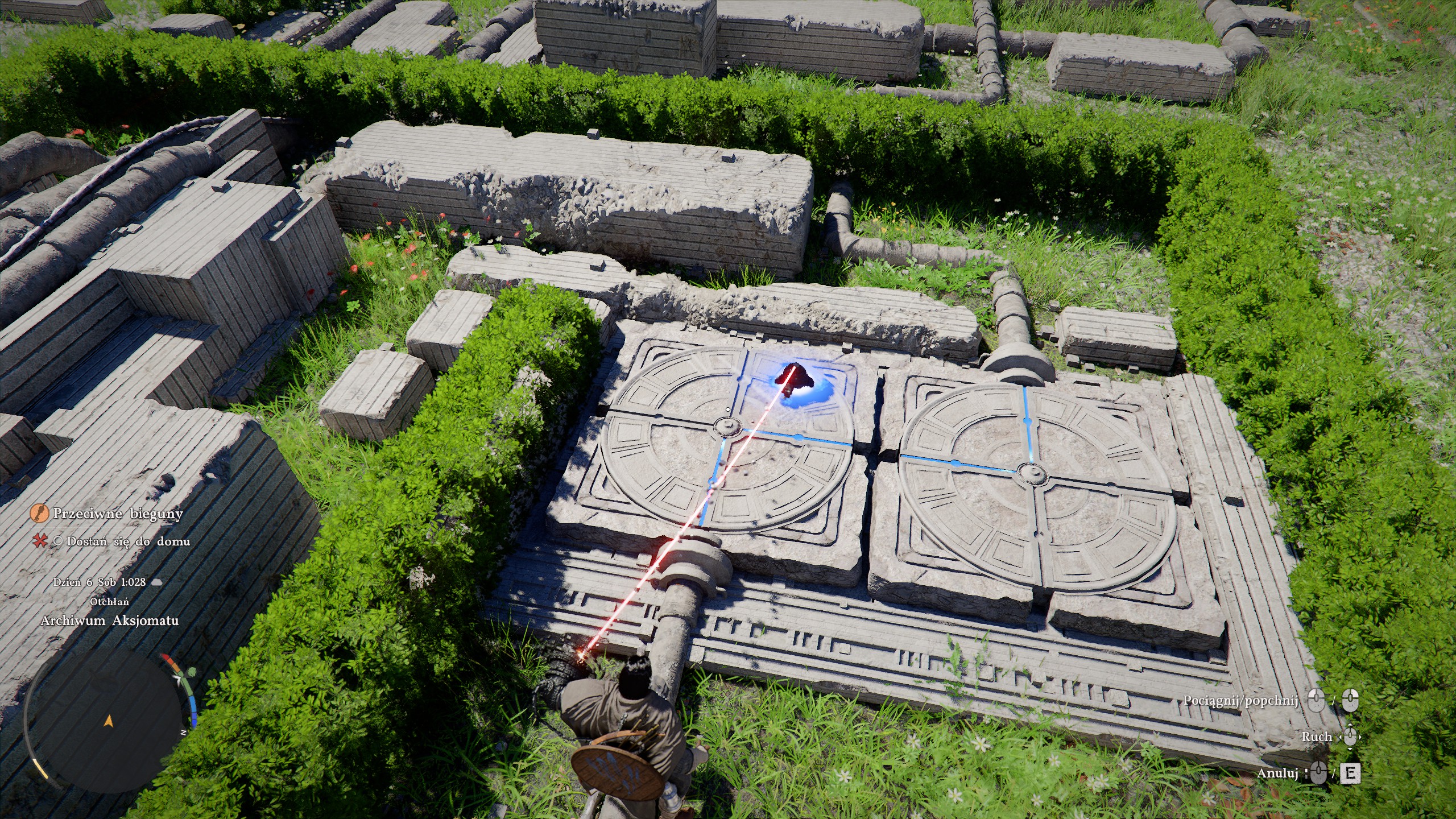 Crimson Desert - Aksjomat, łapanie, przeciąganie, układanie przedmiotów za pomocą rękawicy