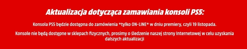 PS5 w Polsce. Sklepy potwierdzają nowe egzemplarze na premierę!