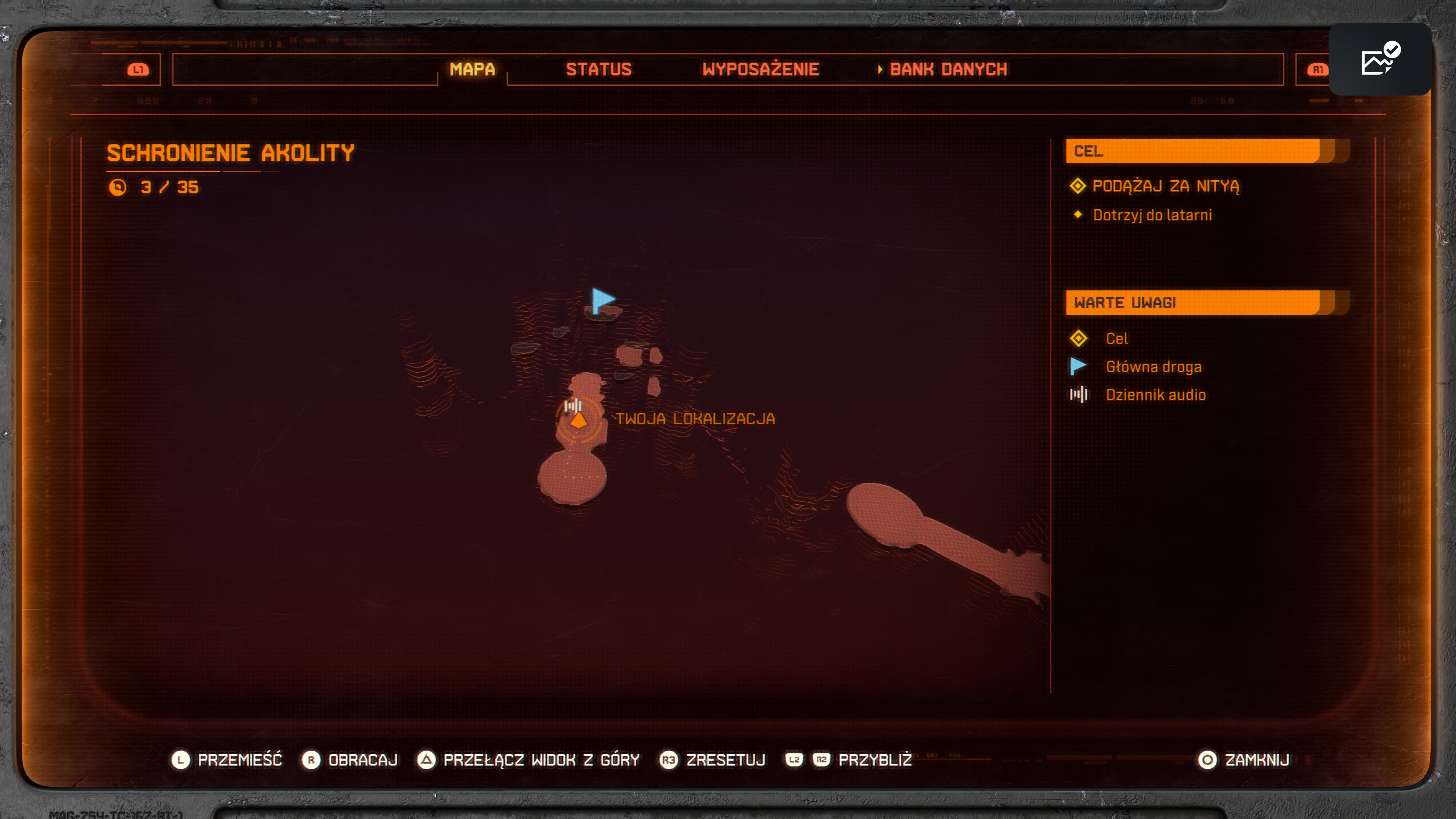 Saros - Schronienie akolity: wszystkie przedmioty, znajdźki, dzienniki audio i tekstowe