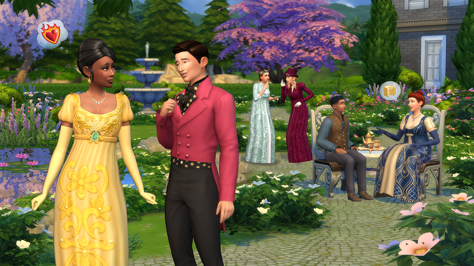 The Sims 4 - zestaw modowy Bal Maskowy Lady Bridgerton oraz Sali Balowej Lady Bridgerton #1
