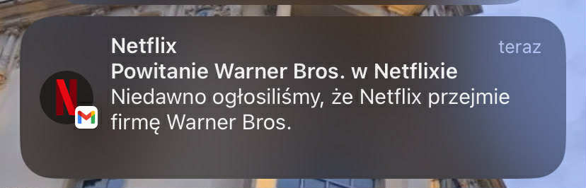 Netflix z ogromnym falstartem. Wita Warner Bros., którego prawdopodobnie nie przejmie