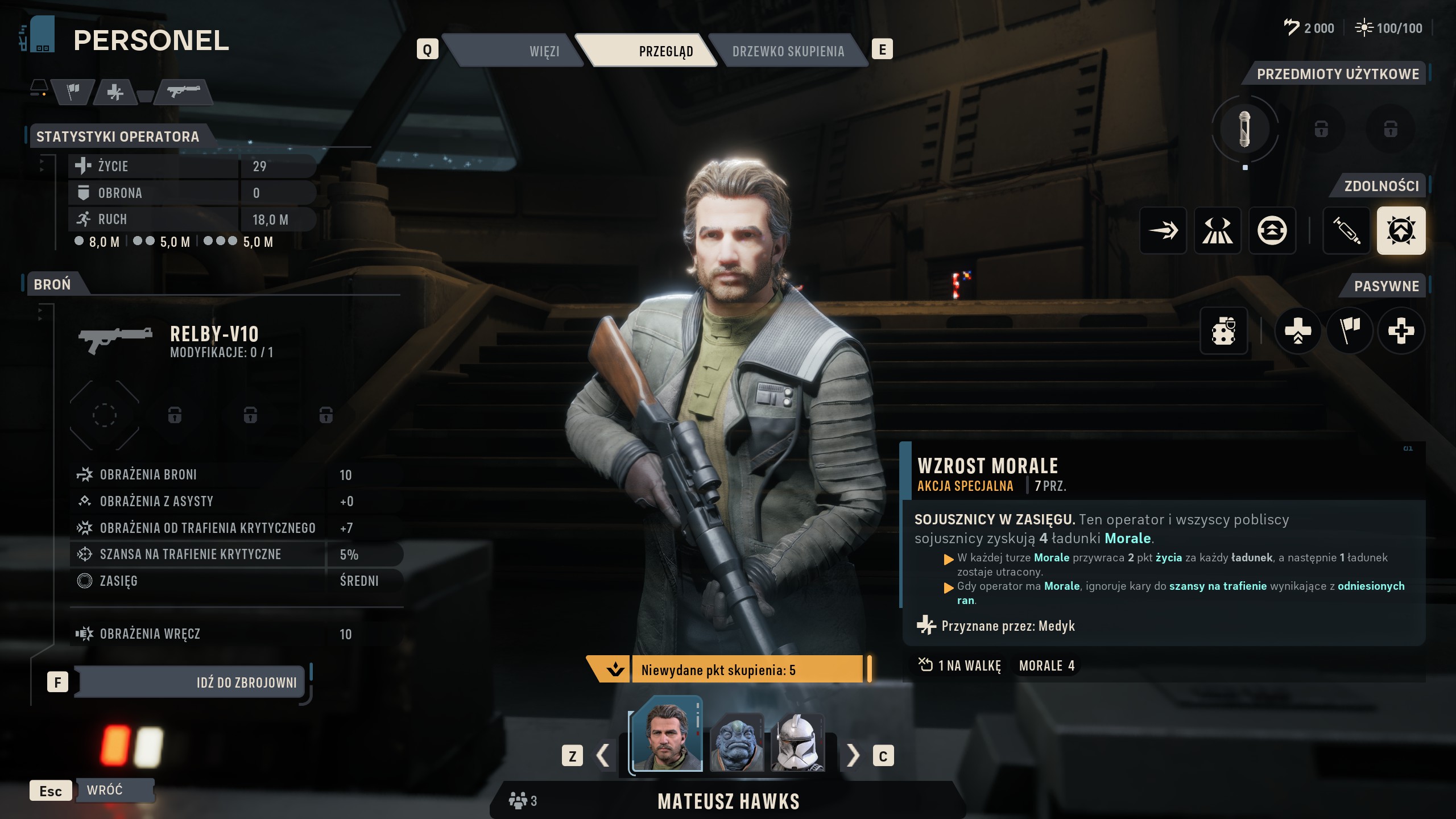 Star Wars Zero Company - Morale: na czym polega zwiększenie morale u operatorów?