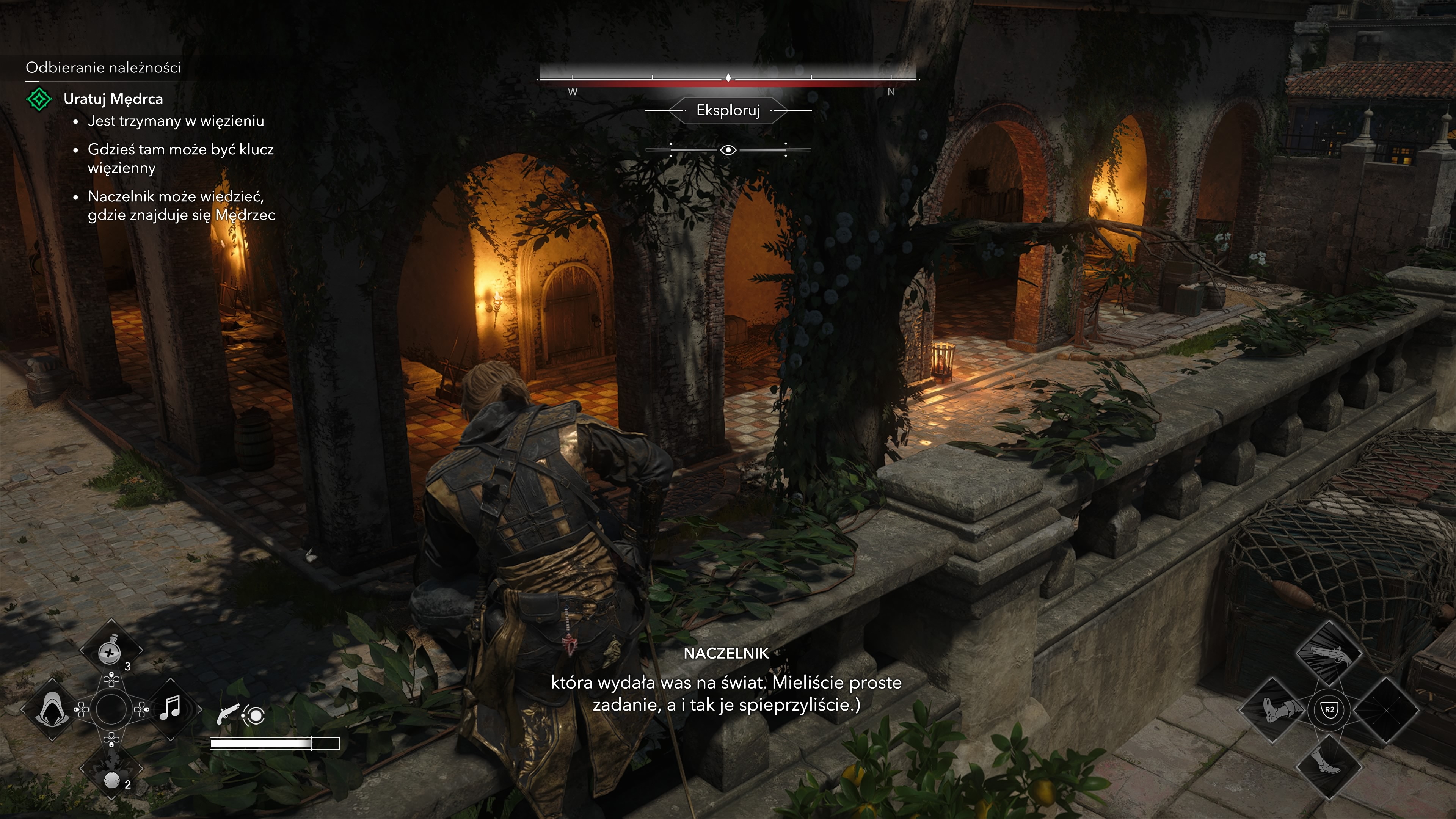 Assassin's Creed Black Flag Resynced - Odbieranie należności: Mędrzec, klucz do więzienia