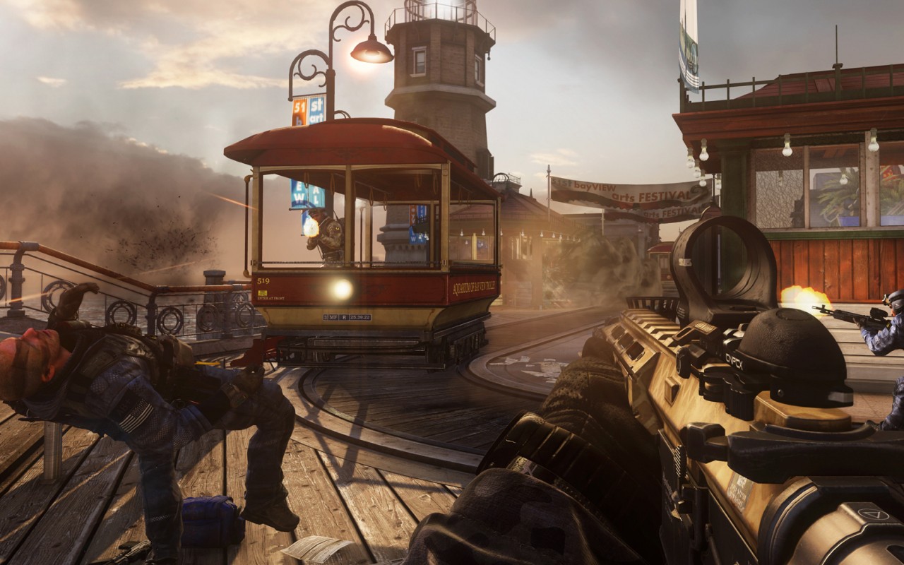 Zrujnowane kurorty, motywy z horrorów i ufoki - świeże obrazki z DLC do CoD: Ghosts