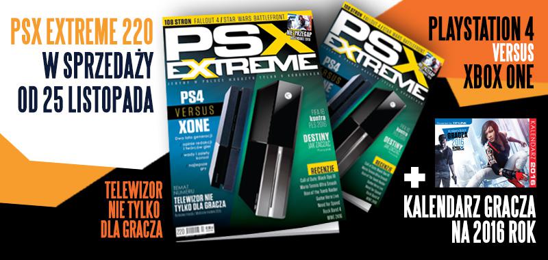 PSX Extreme 220 + Kalendarz Gracza 2016 już w sprzedaży. PDF dostępny