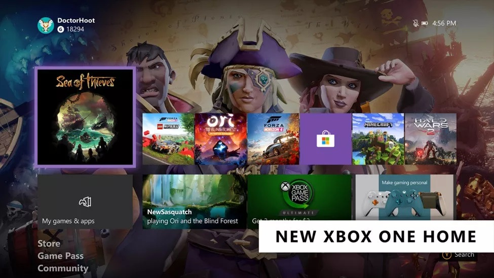 Xbox One z nowym menu. Dashboard przypomina UI od PS4